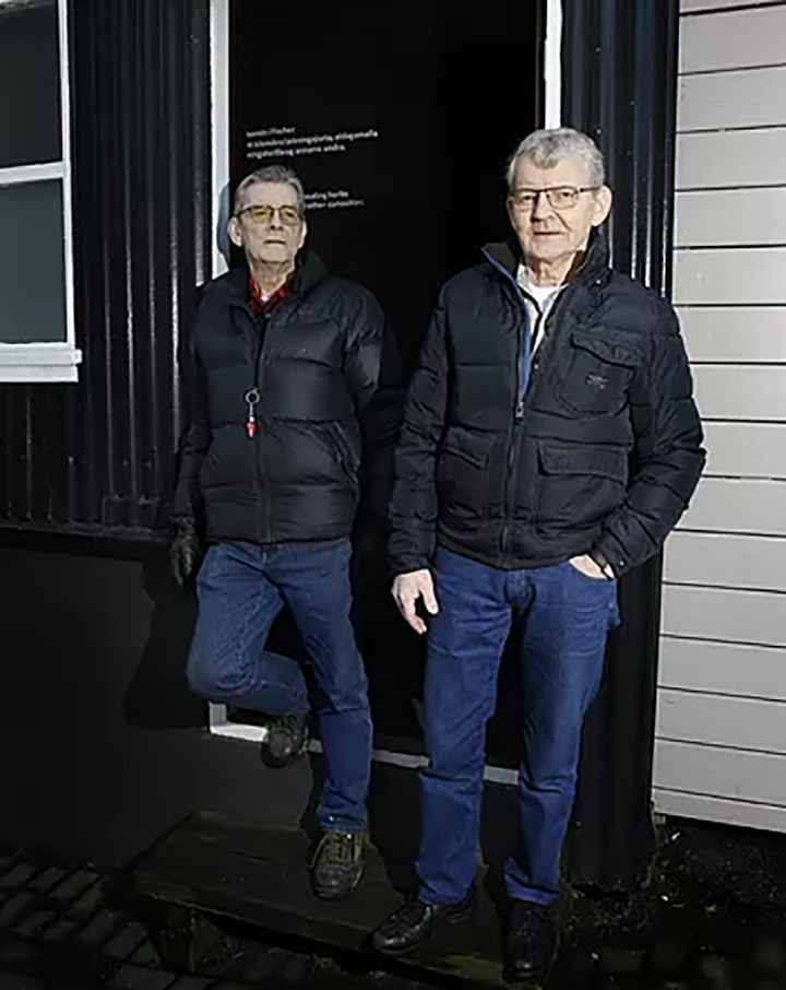 Our Father and his older brother Hreiðar - Fischer Construction & Design